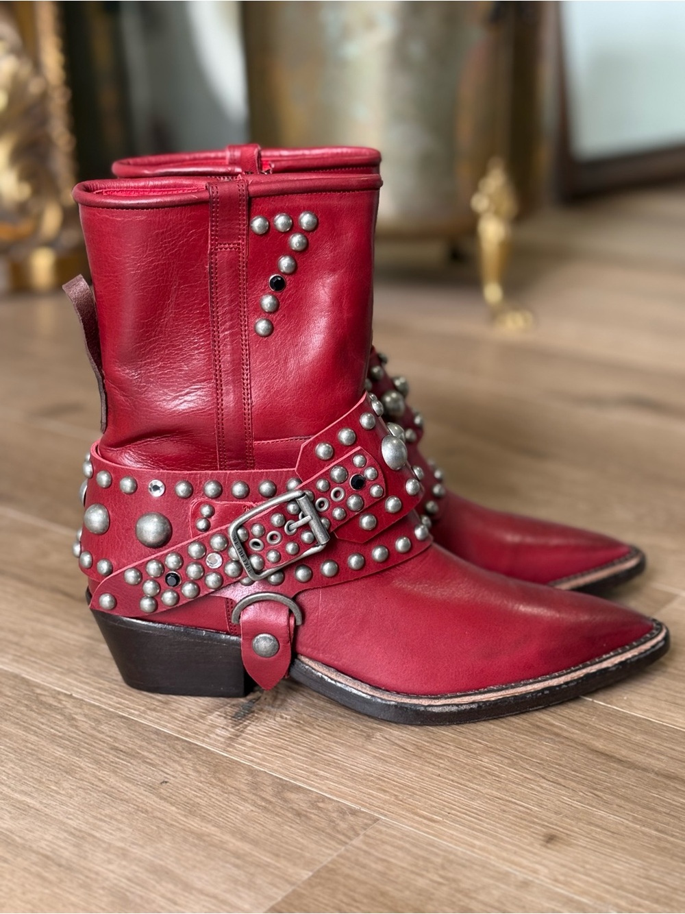 Free People We The Free Axel Boots Red - Picture 7 of 7